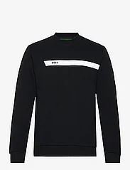 BOSS - Salbo 1 - sportiska stila džemperi - black - 0