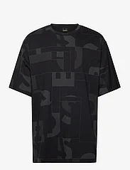 BOSS - Timono Lotus - short-sleeved t-shirts - black - 0