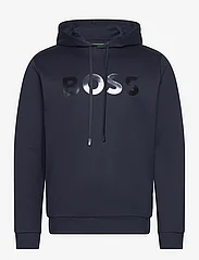BOSS - Soody Mirror - hoodies - dark blue - 0