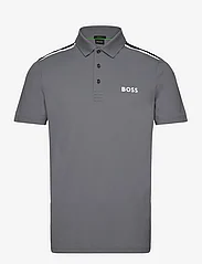 BOSS - Paddytech - short-sleeved polos - medium grey - 0