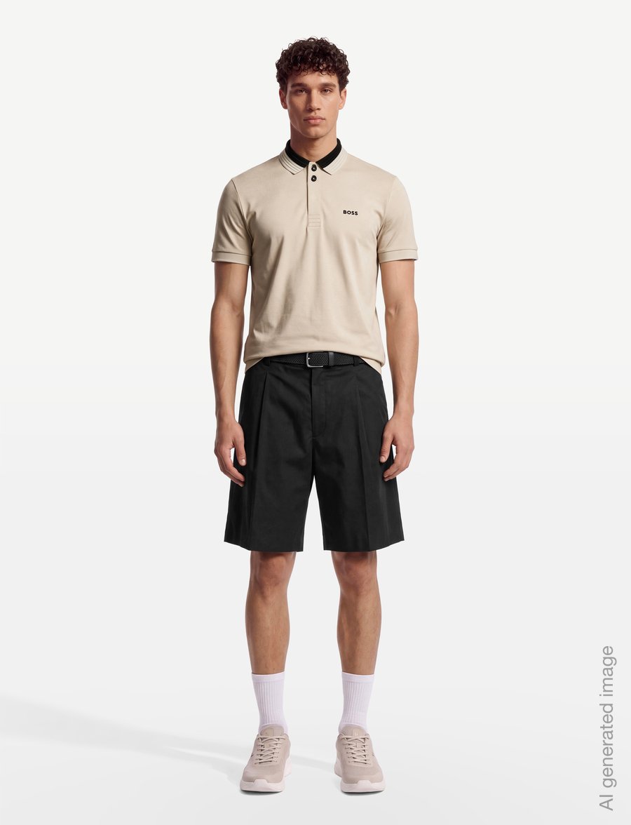 BOSS - Paddy 1 - oberteile & t-shirts - light beige - 0