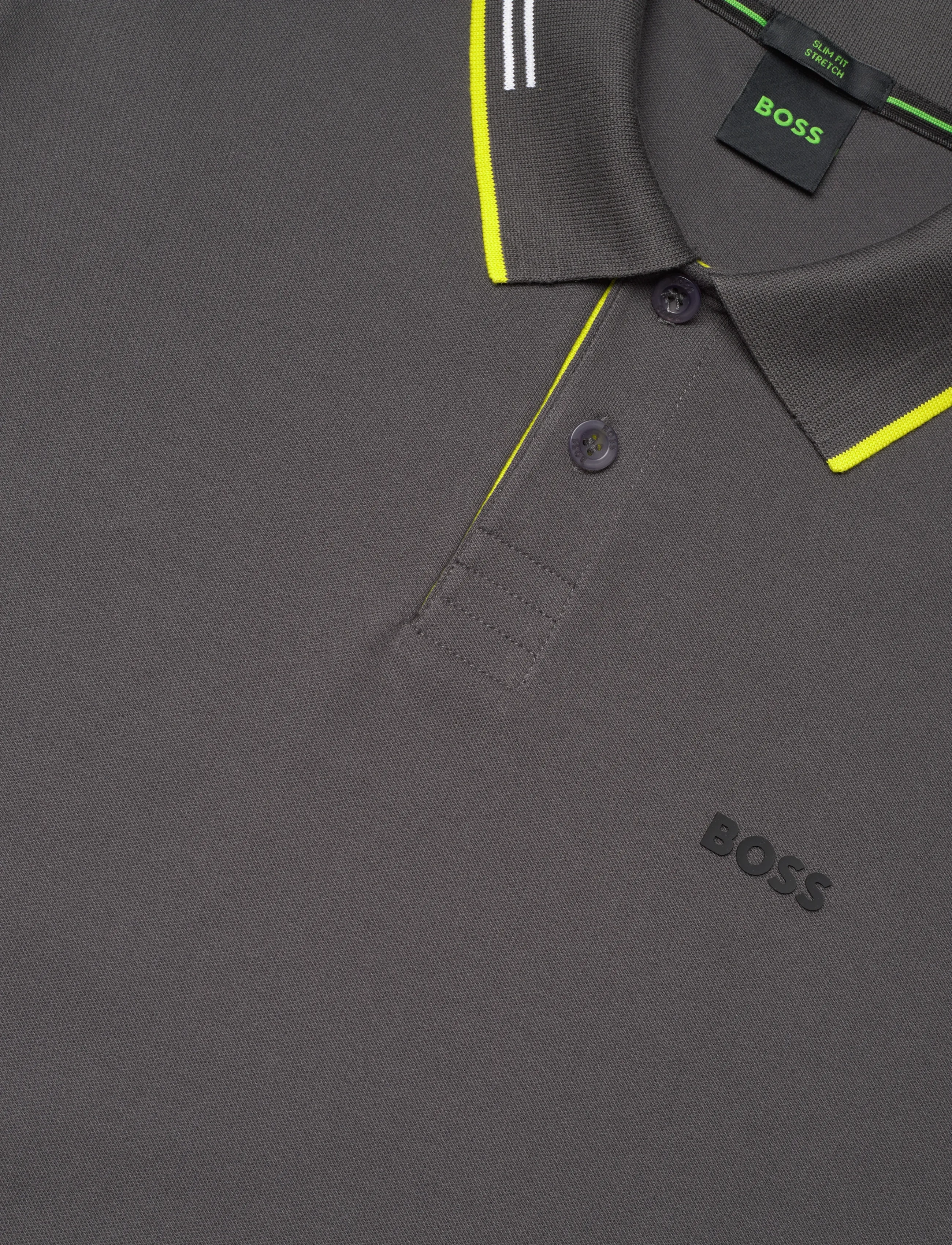 BOSS - Paul - kortærmede poloer - dark grey - 2