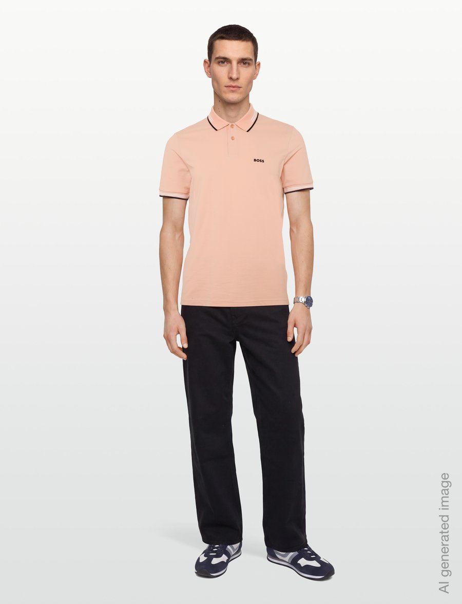 BOSS - Paul - oberteile & t-shirts - light/pastel orange - 0