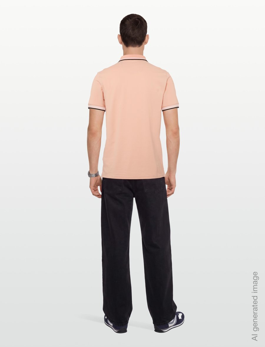 BOSS - Paul - oberteile & t-shirts - light/pastel orange - 4
