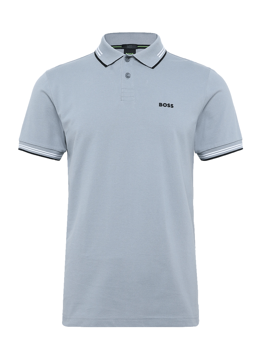 BOSS - Paul - oberteile & t-shirts - medium grey - 1