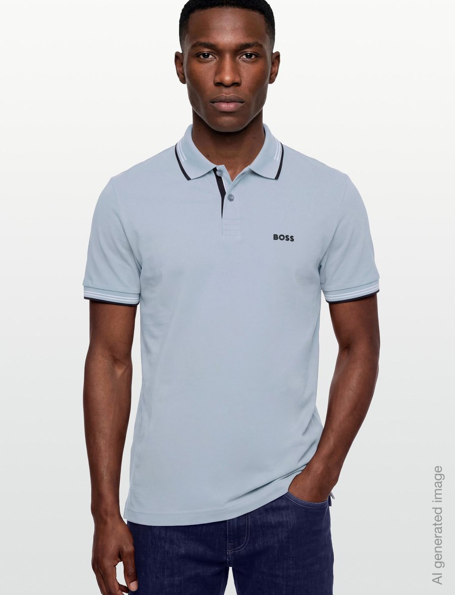 BOSS - Paul - oberteile & t-shirts - medium grey - 3