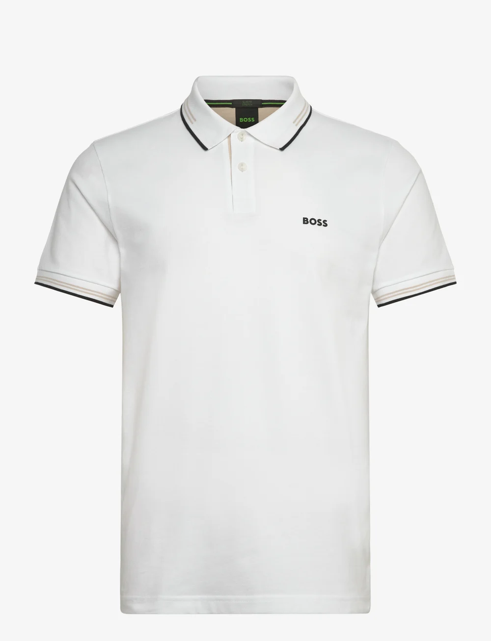 BOSS - Paul - polo skyrtur - natural - 0