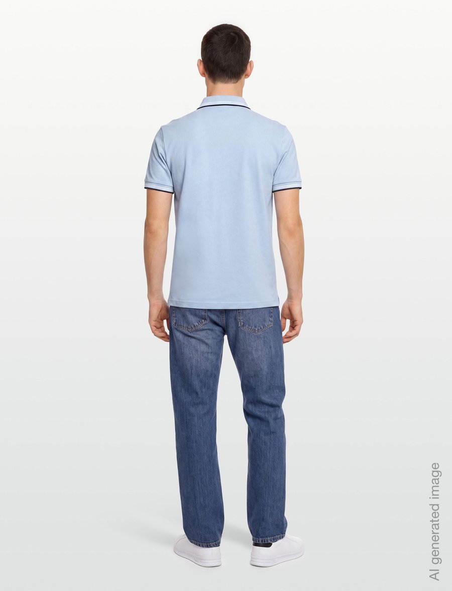 BOSS - Paul - oberteile & t-shirts - open blue - 4
