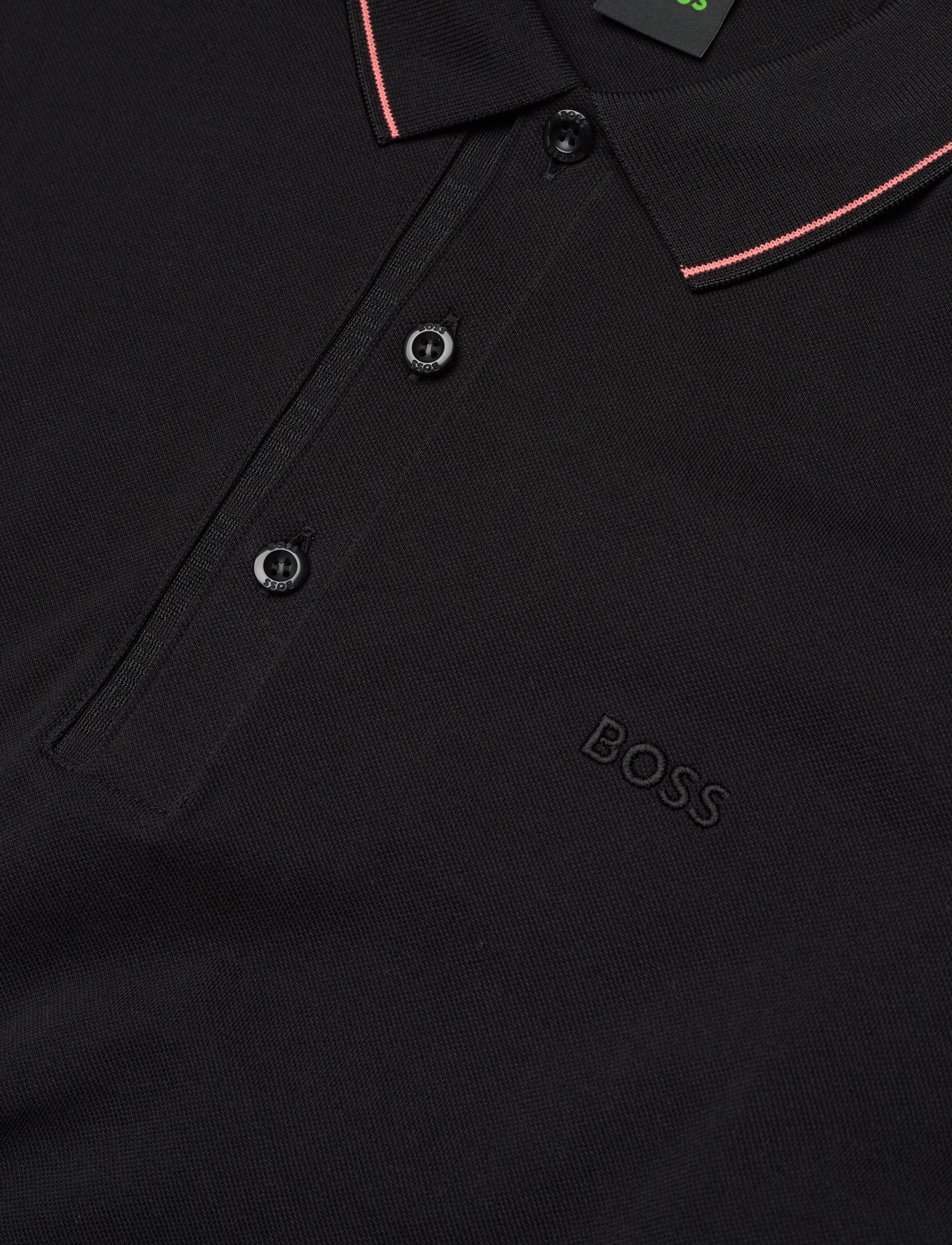 BOSS - Paule 4 - short-sleeved polos - black - 2