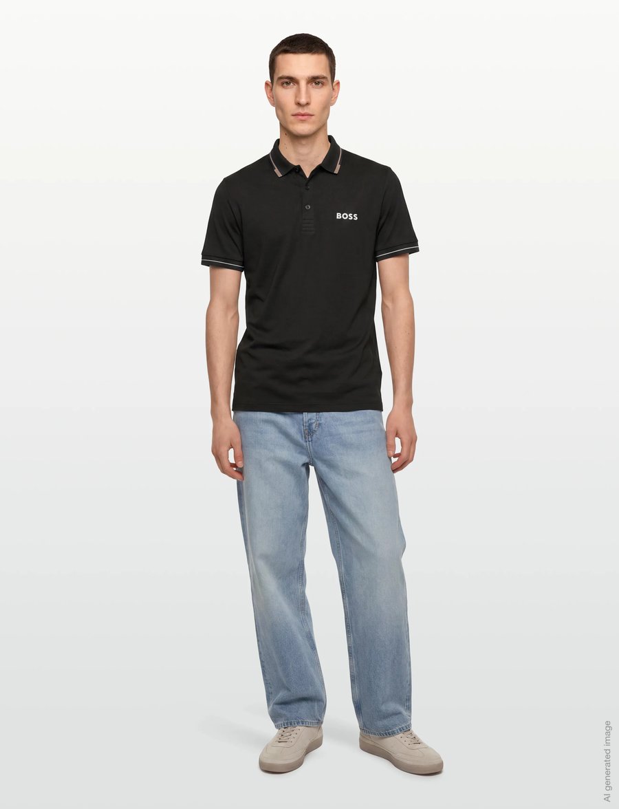 BOSS - Paul Pro - oberteile & t-shirts - black - 0