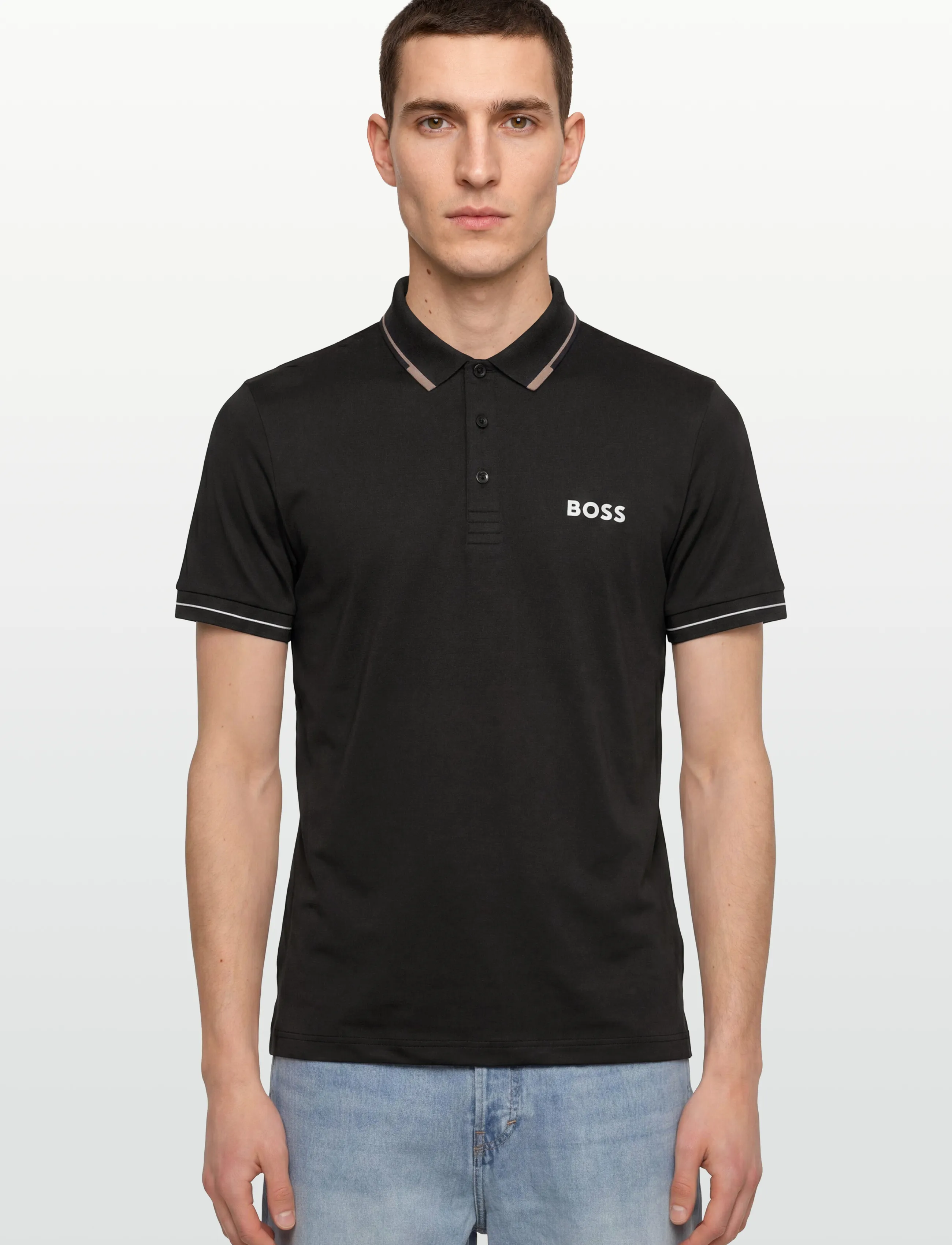 BOSS - Paul Pro - oberteile & t-shirts - black - 3