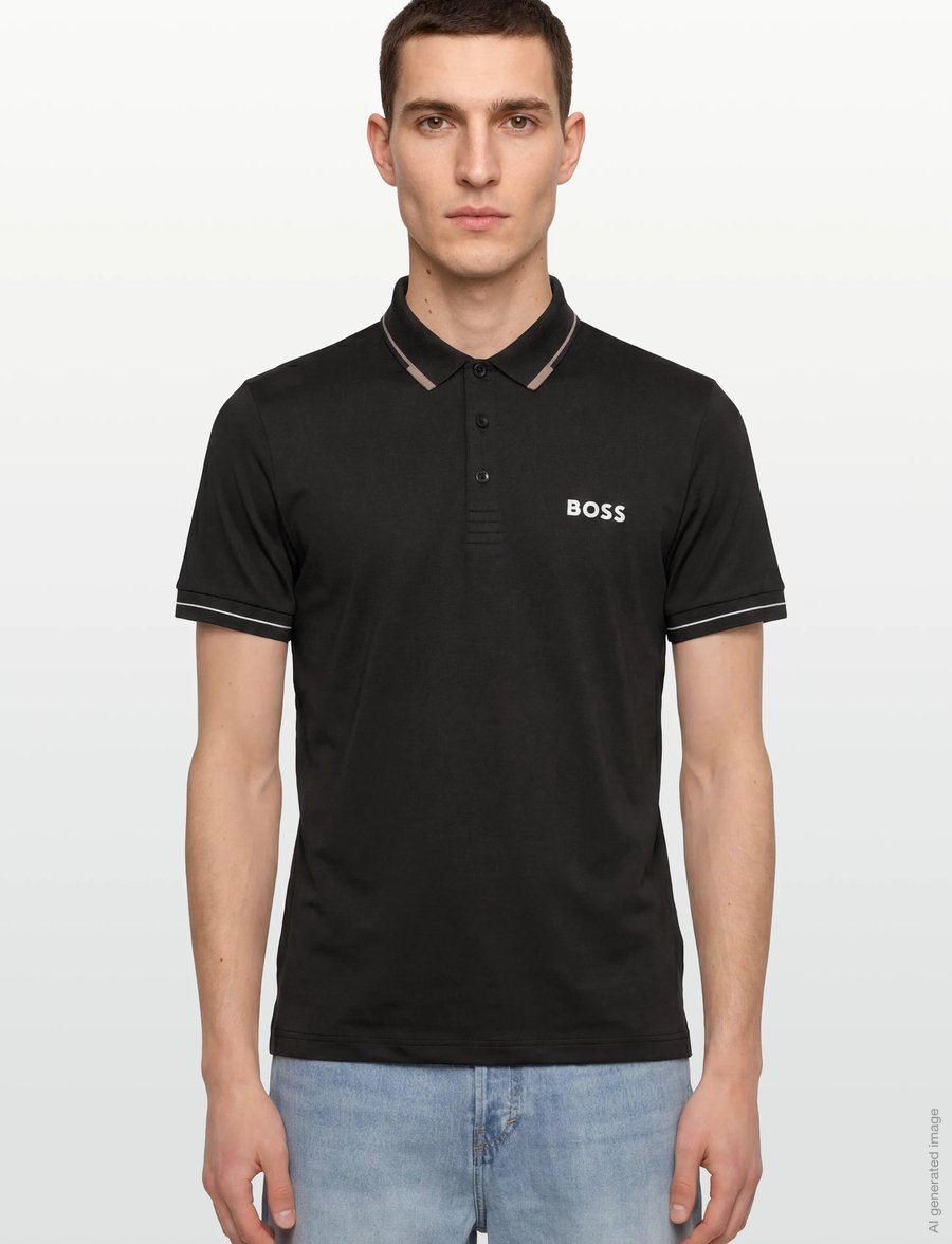 BOSS - Paul Pro - oberteile & t-shirts - black - 3