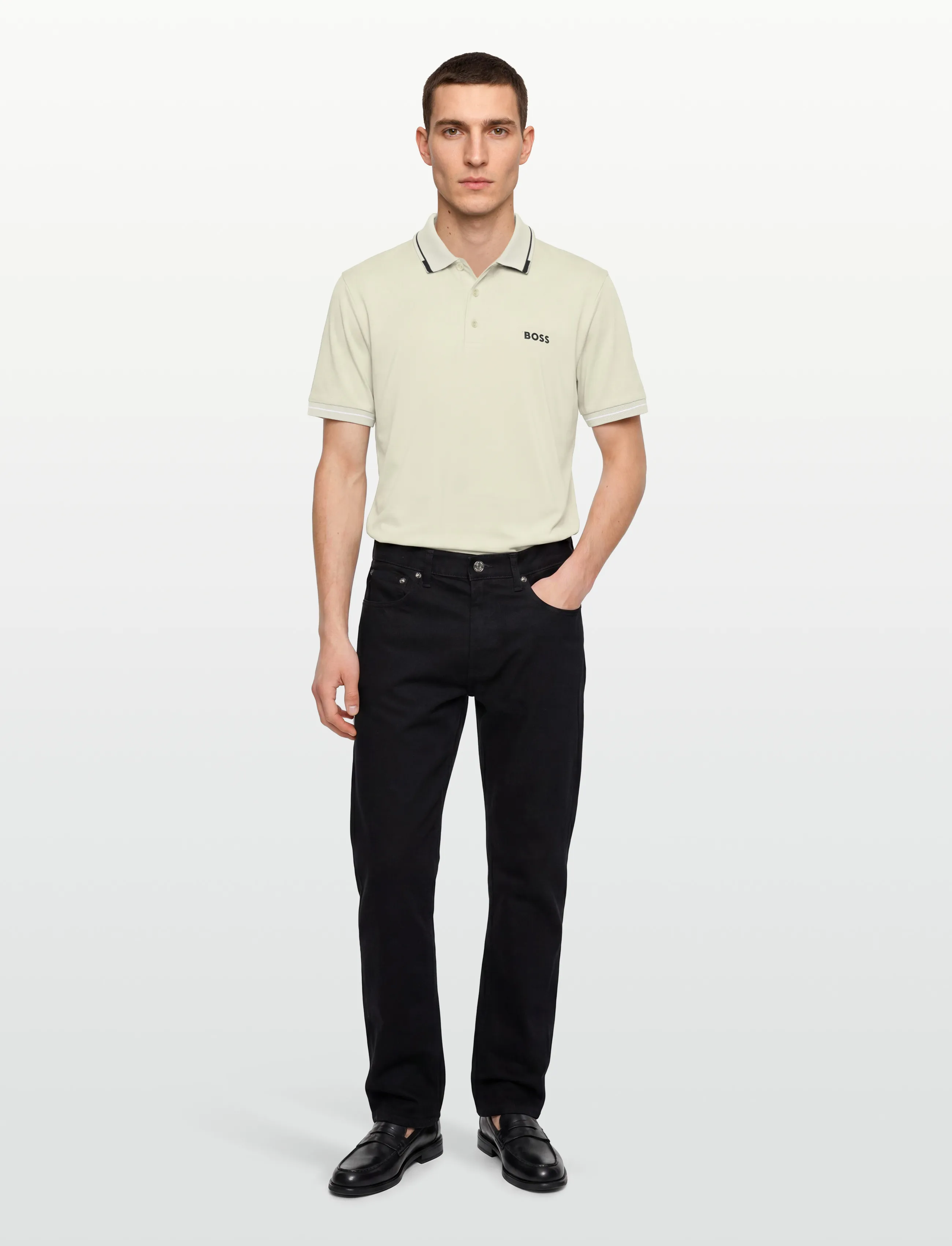 BOSS Paul Pro, XL, Beige, Poloer > Kortærmede, Herre
