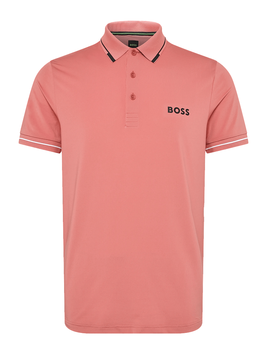 BOSS - Paul Pro - oberteile & t-shirts - medium pink - 0