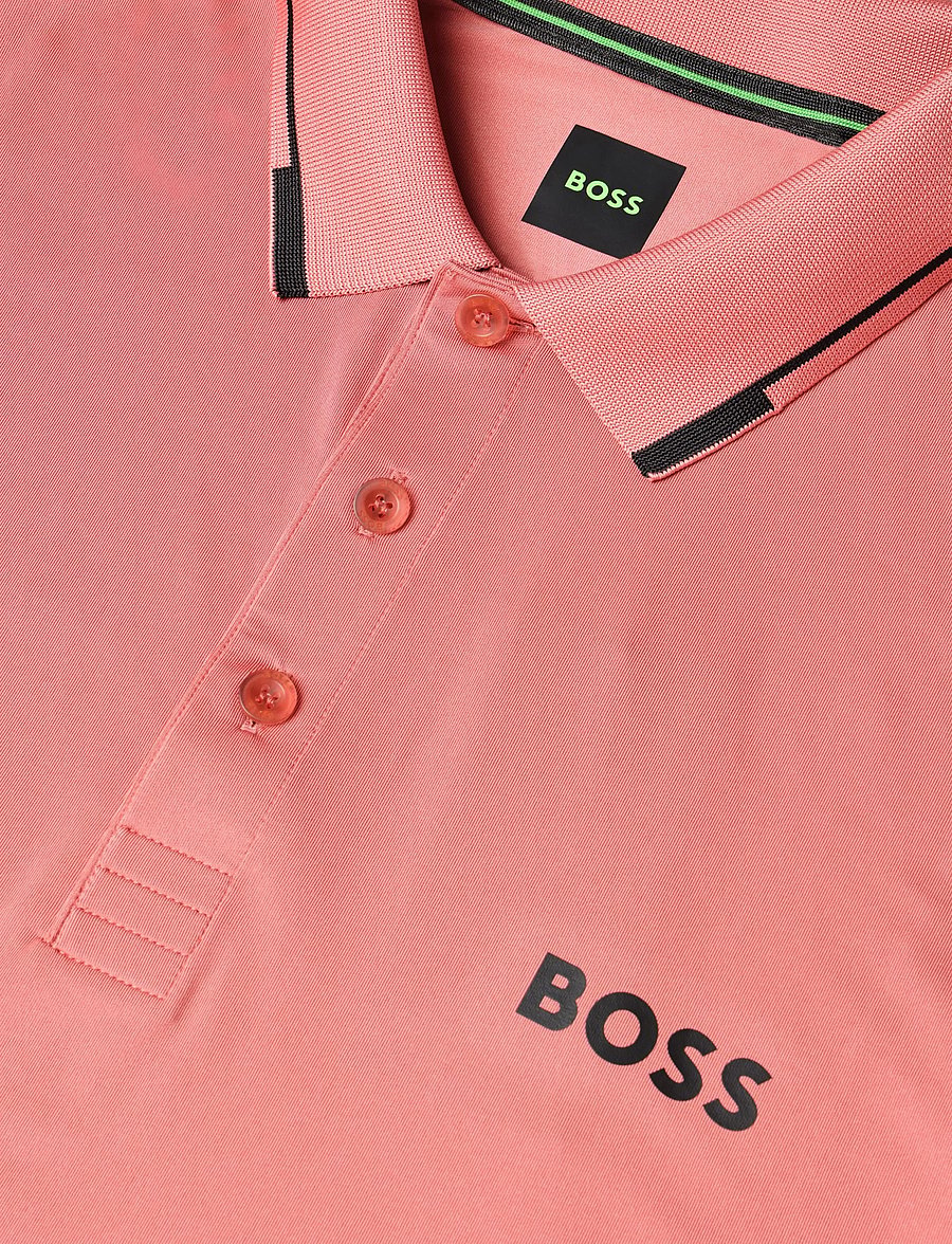 BOSS - Paul Pro - oberteile & t-shirts - medium pink - 2