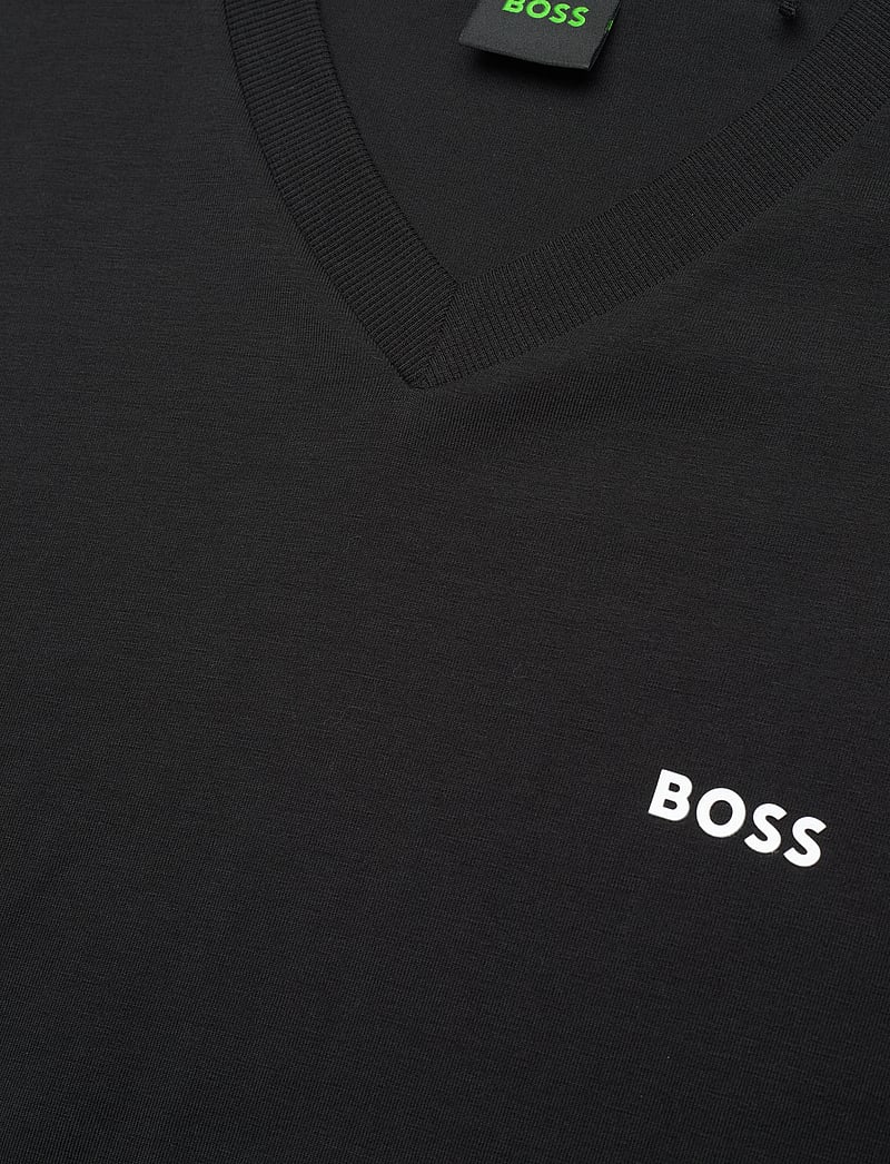 BOSS - Tee V - oberteile & t-shirts - black - 2