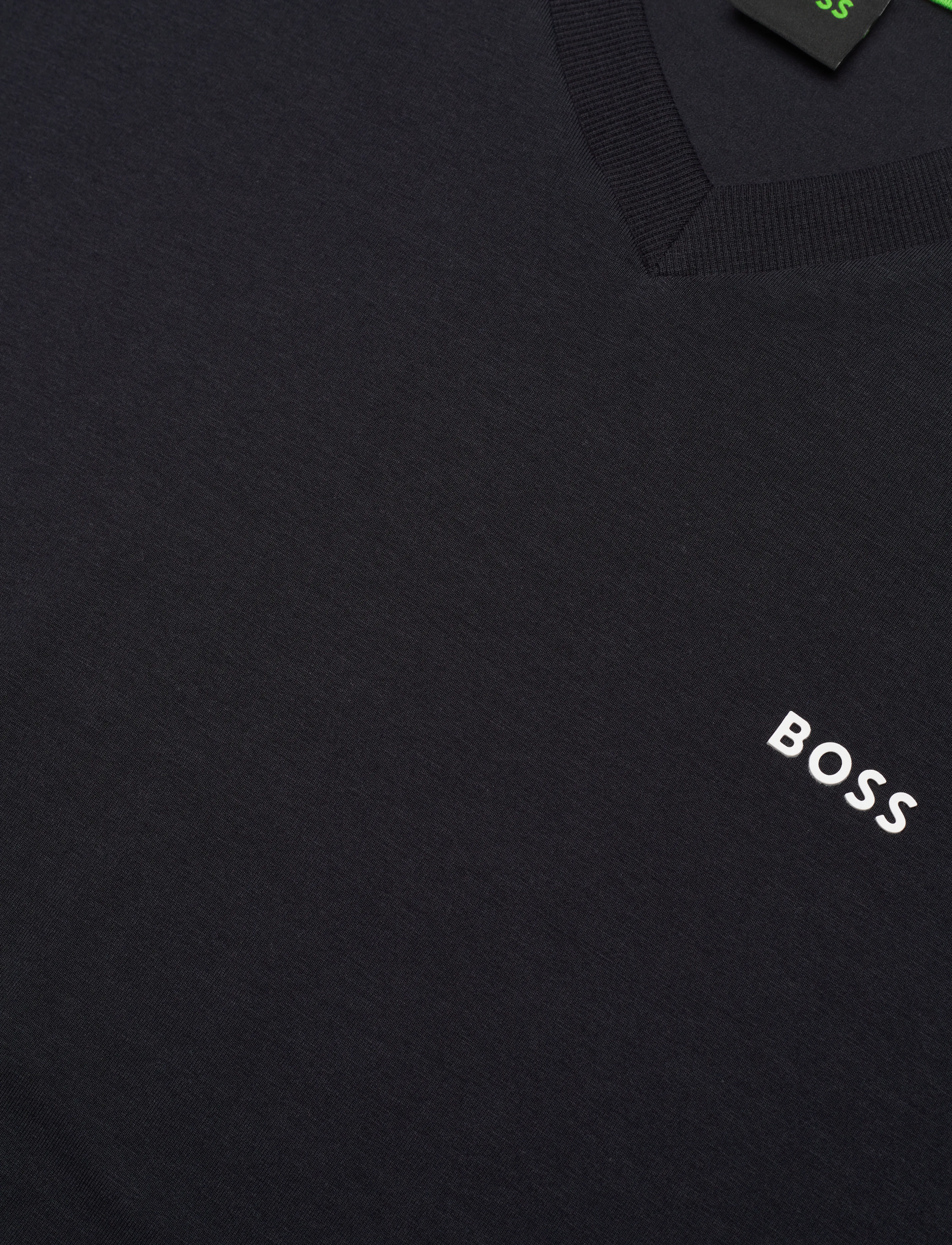 BOSS - Tee V - t-shirts - dark blue - 2