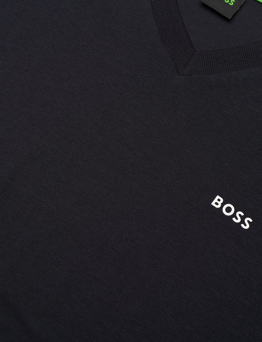 BOSS - Tee V - tops & t-shirts - dark blue - 2