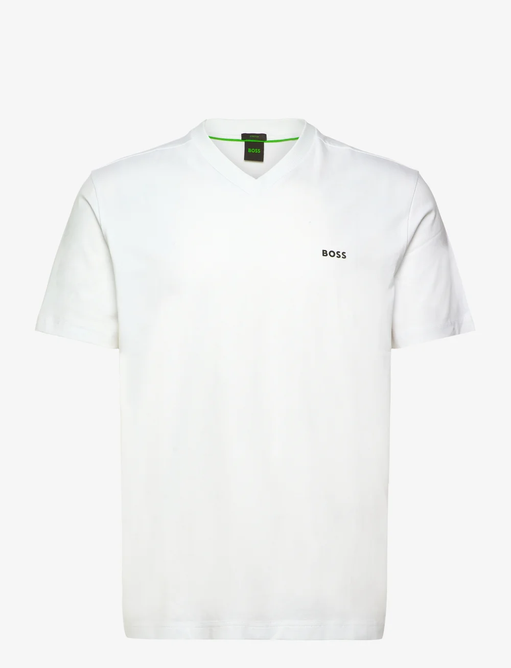 BOSS - Tee V - oberteile & t-shirts - white - 0