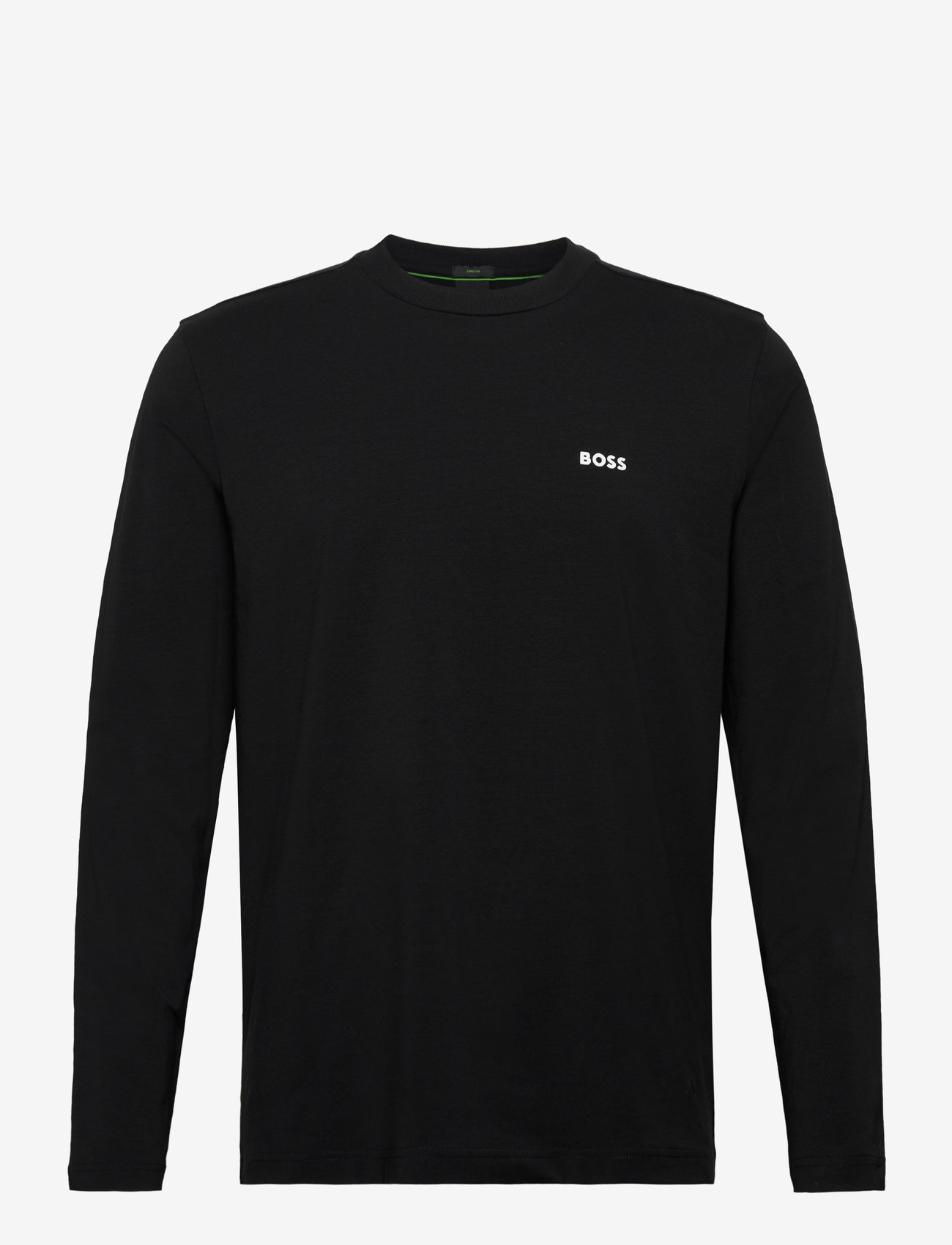 BOSS - Tee Long - toppe & t-shirts - black - 0