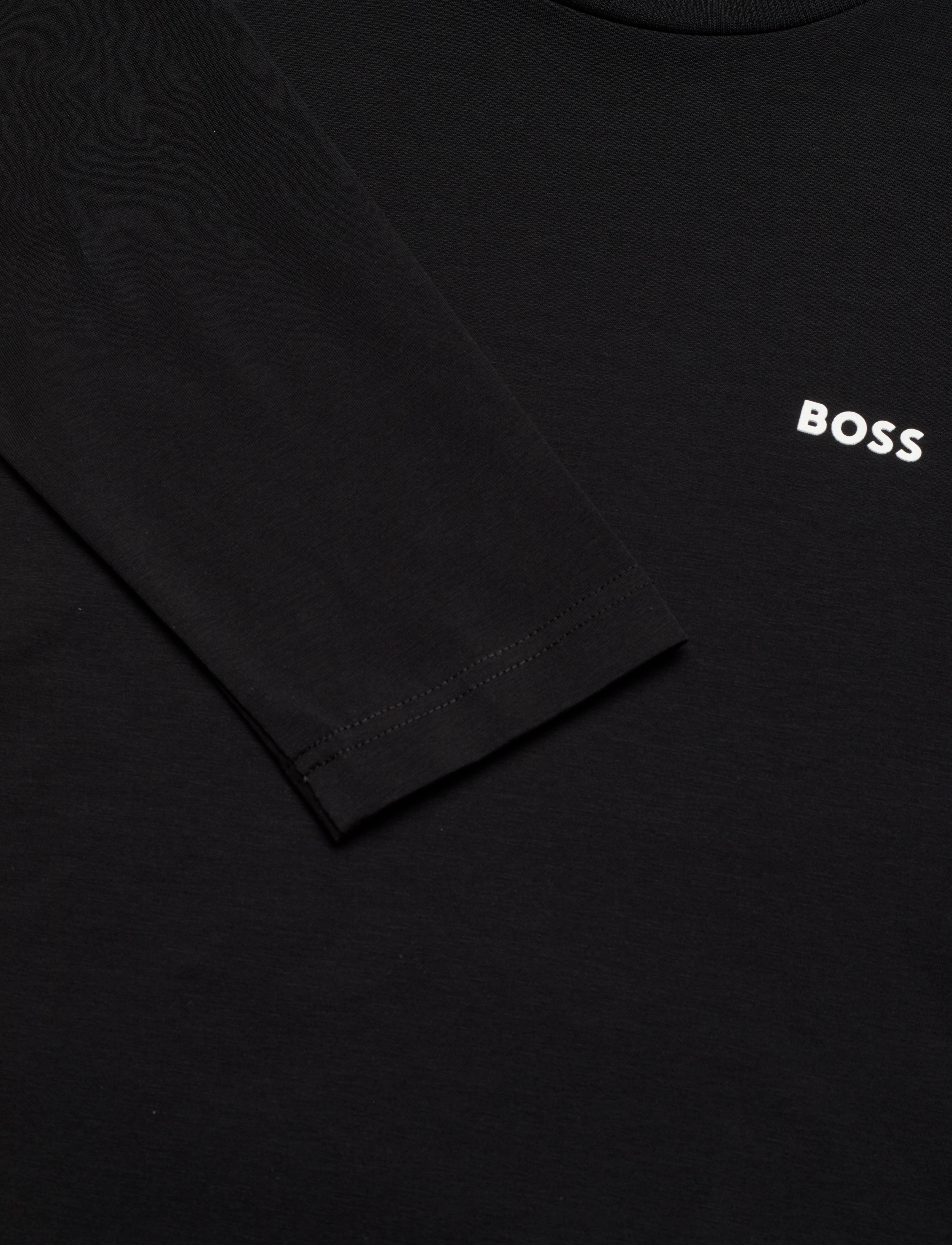 BOSS - Tee Long - långärmade tröjor - black - 2
