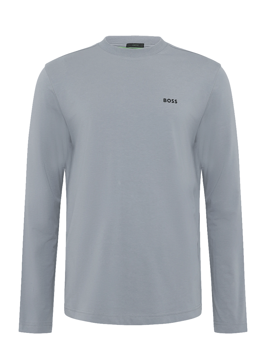 BOSS - Tee Long - långärmade tröjor - dark grey - 1