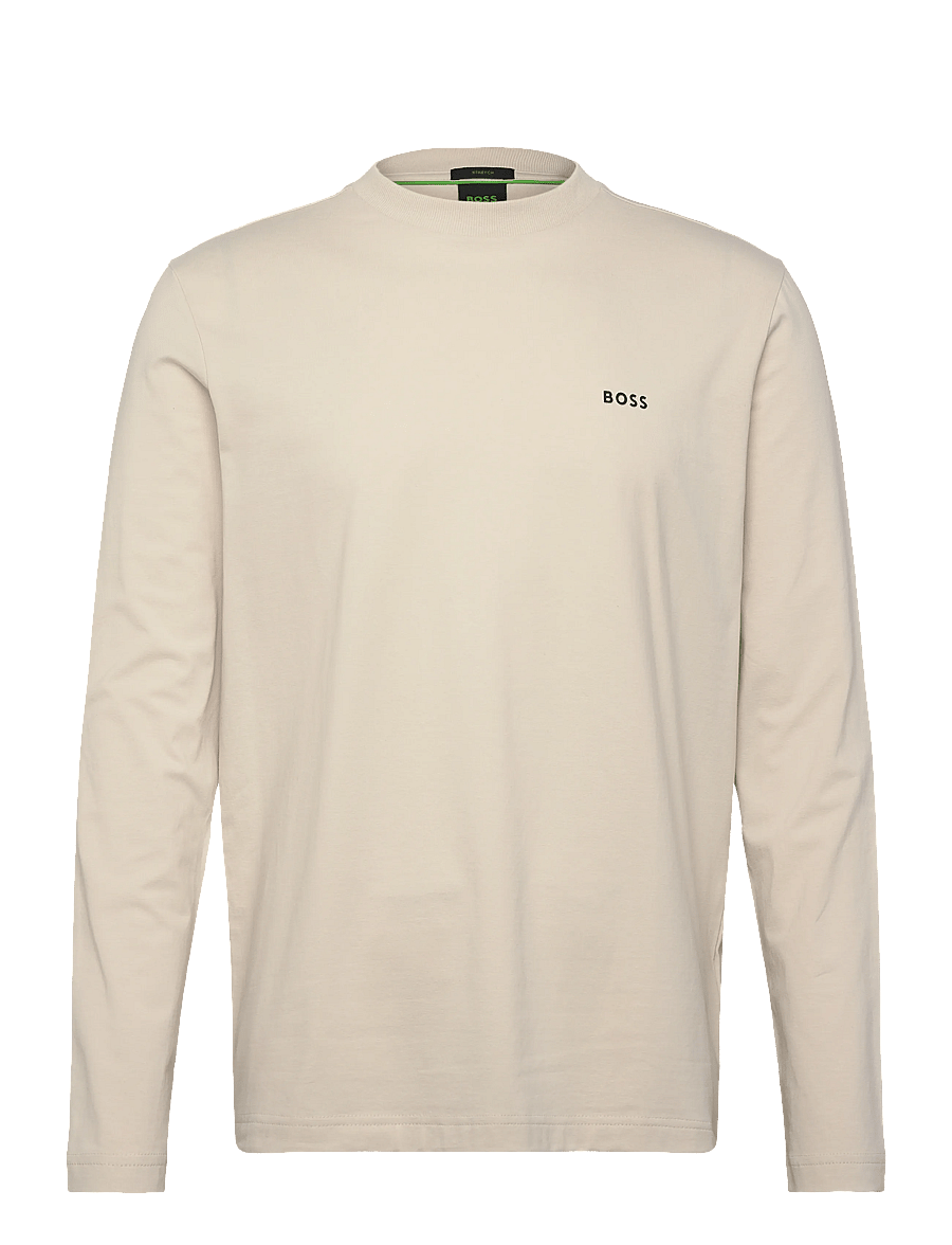 BOSS - Tee Long - longsleeved tops - open white - 1