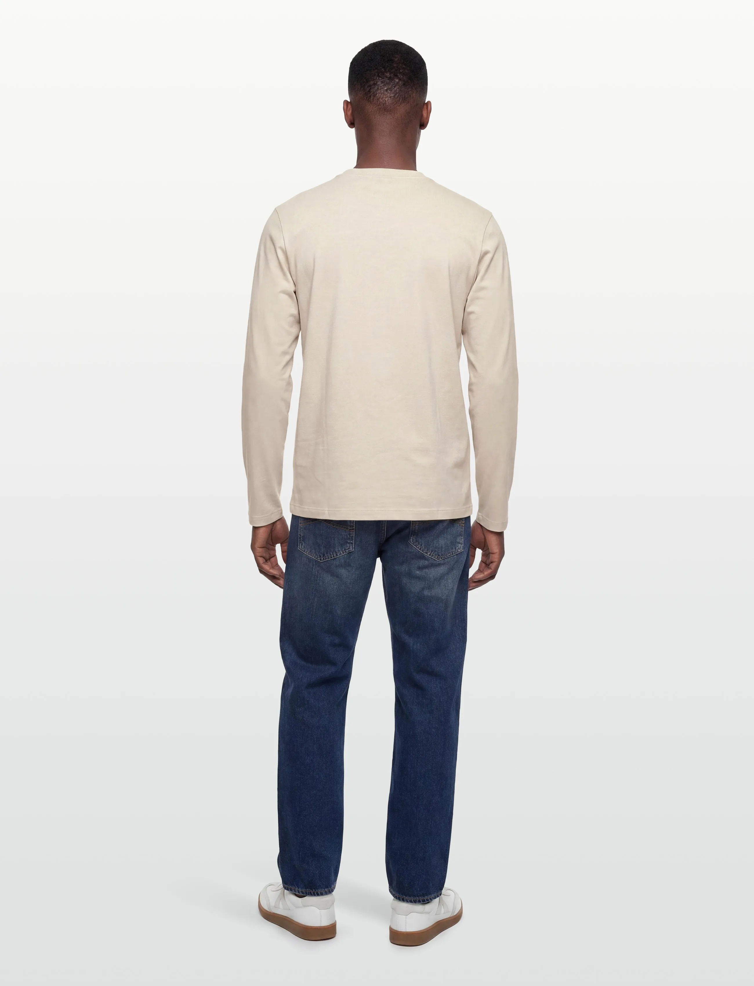 BOSS - Tee Long - topi ar garām piedurknēm - open white - 4