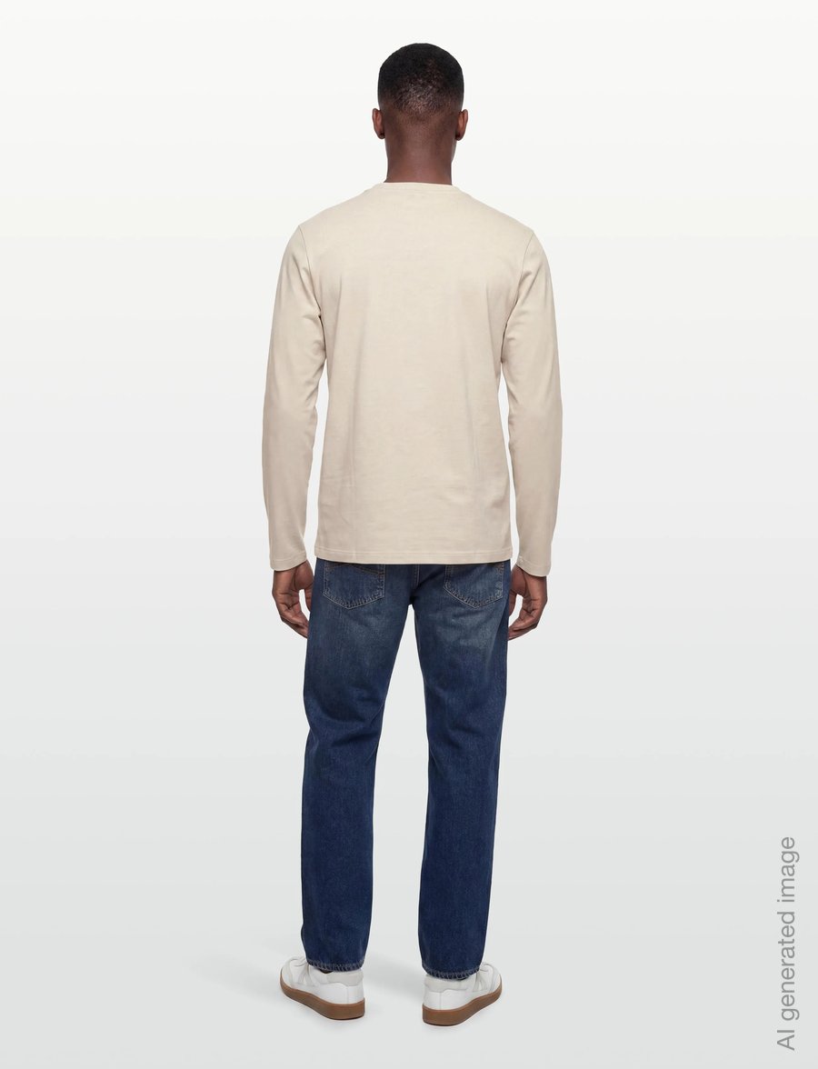 BOSS - Tee Long - longsleeved tops - open white - 4