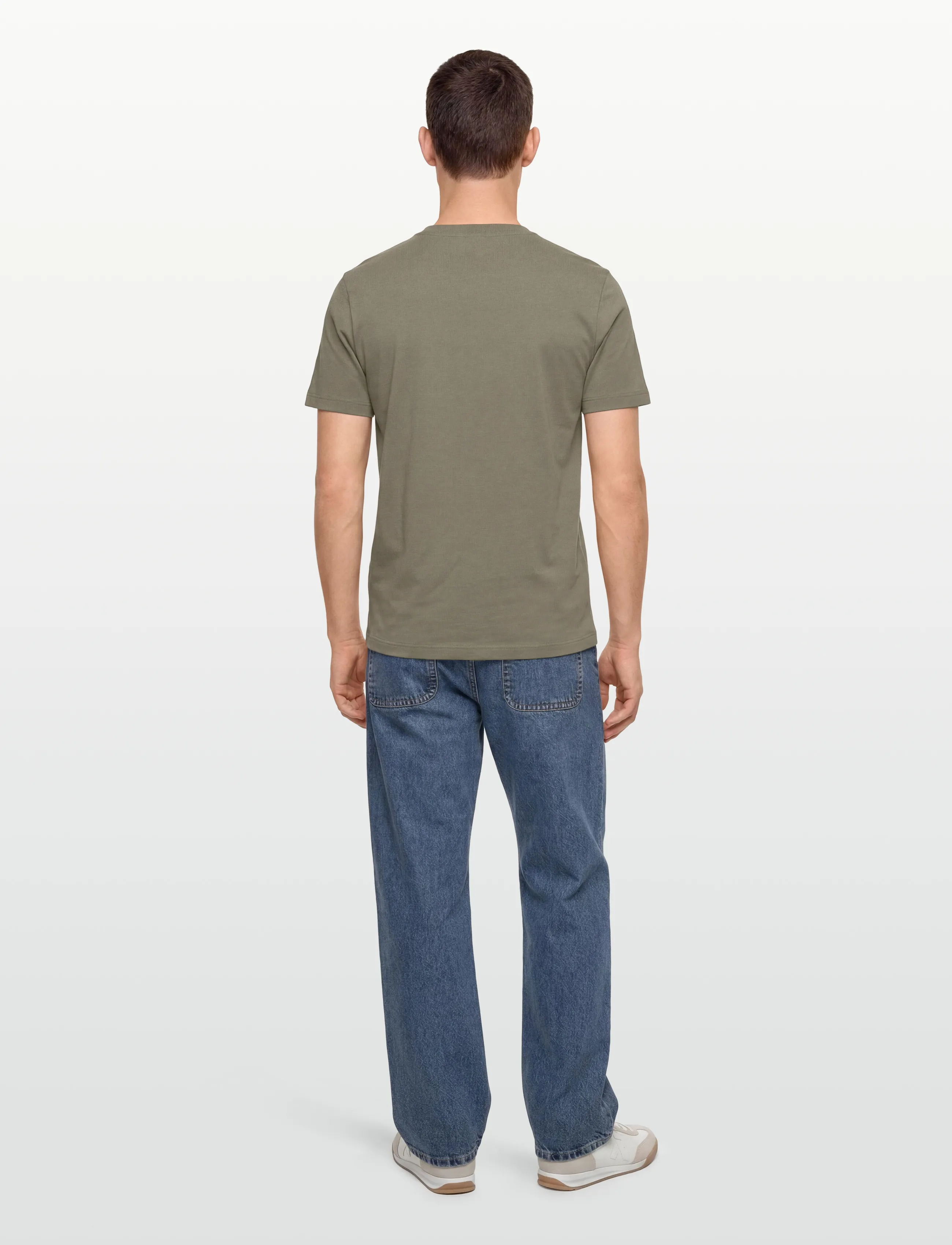 BOSS - Tee - palaidinės ir marškinėliai - dark beige - 4