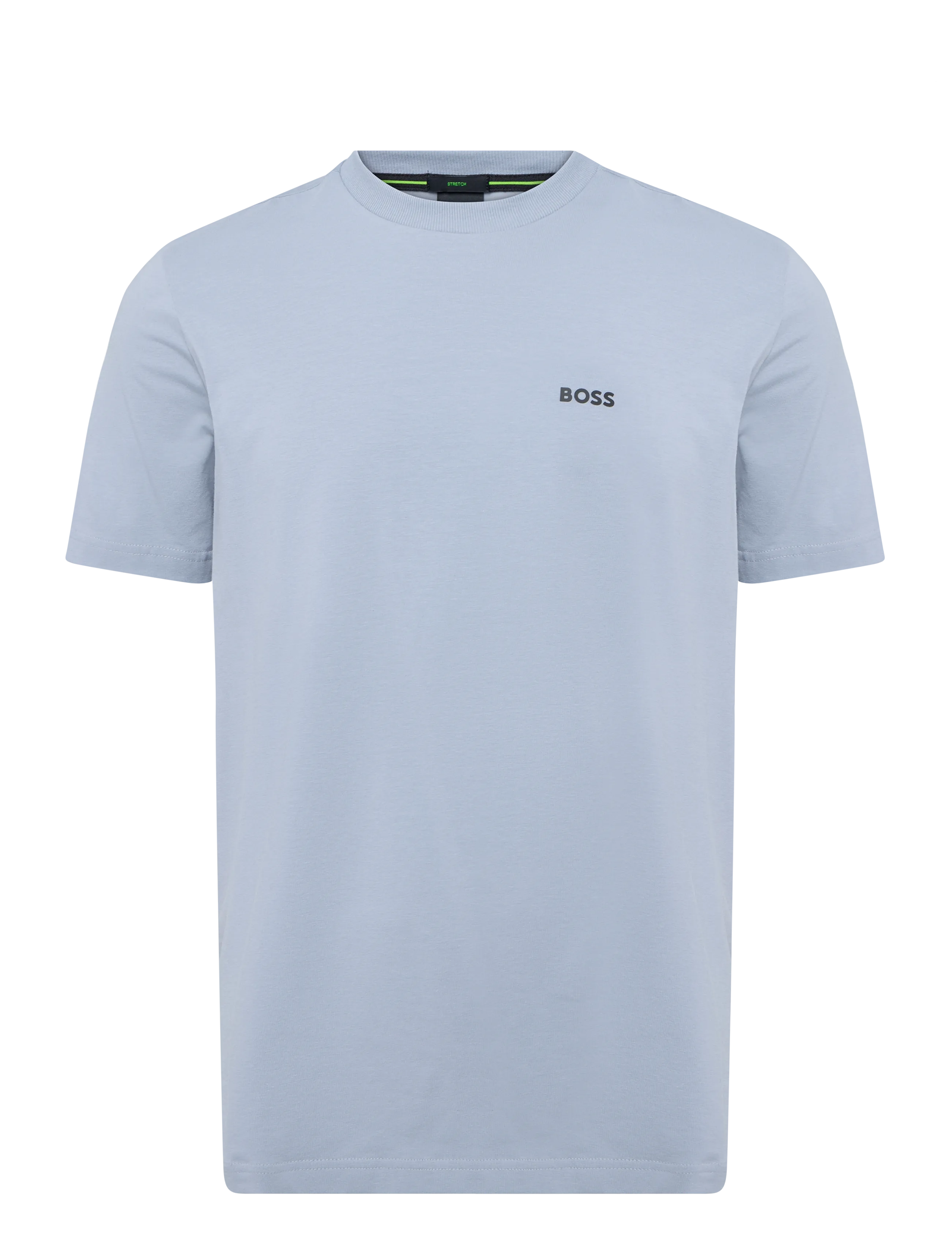 BOSS Tee - T-shirts - DARK GREY / blue