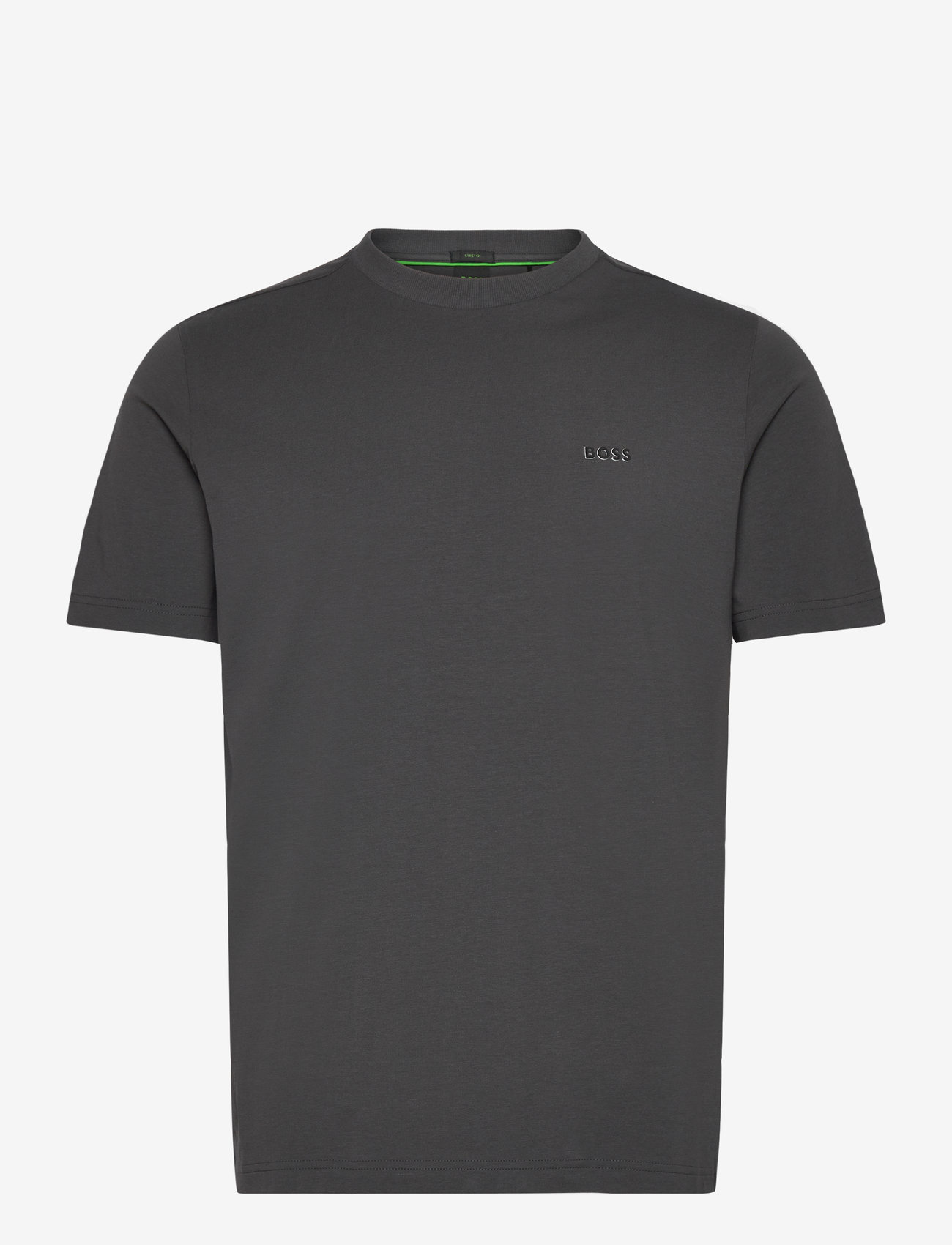 BOSS - Tee - t-shirts - dark grey - 0