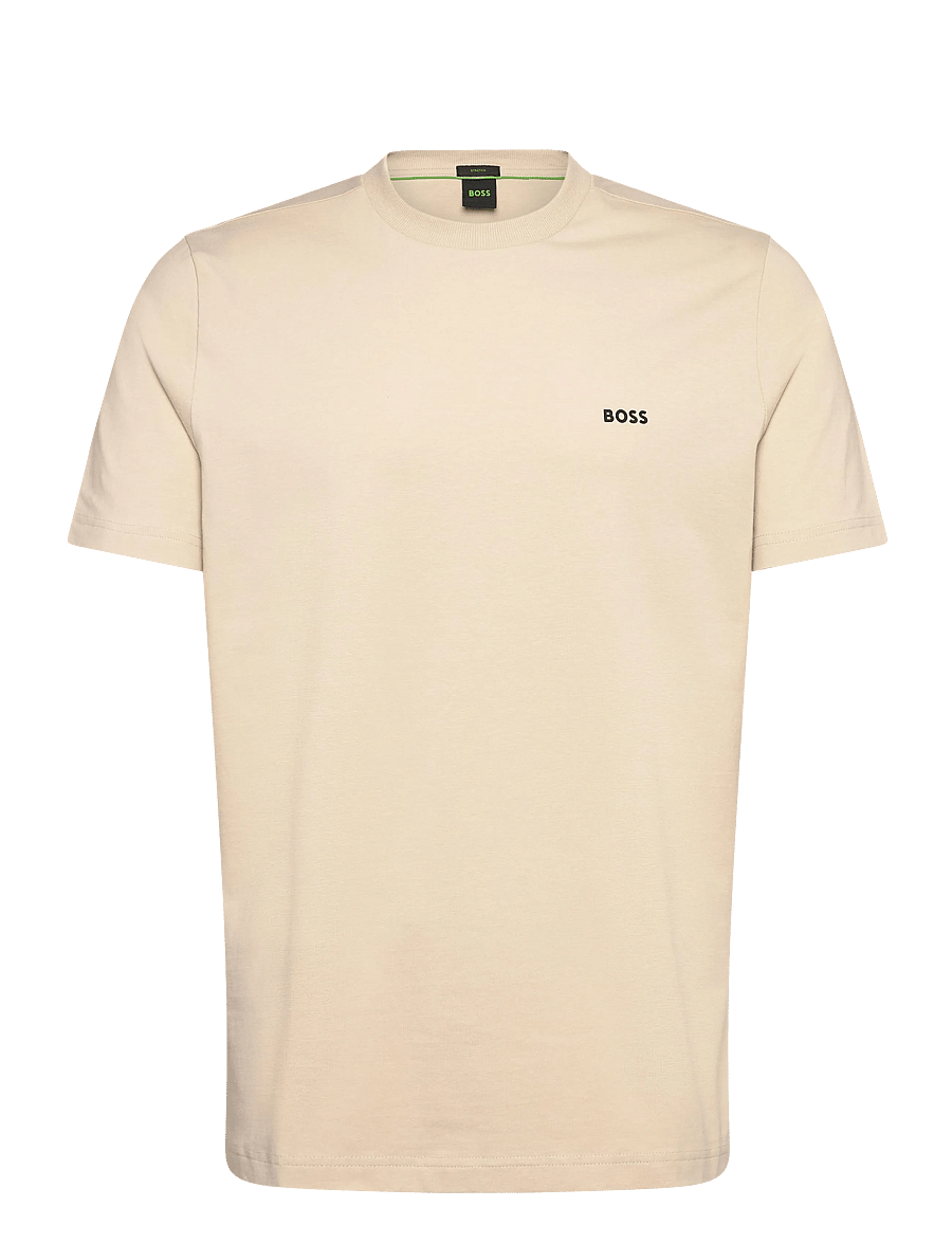 BOSS - Tee - oberteile & t-shirts - light beige - 1