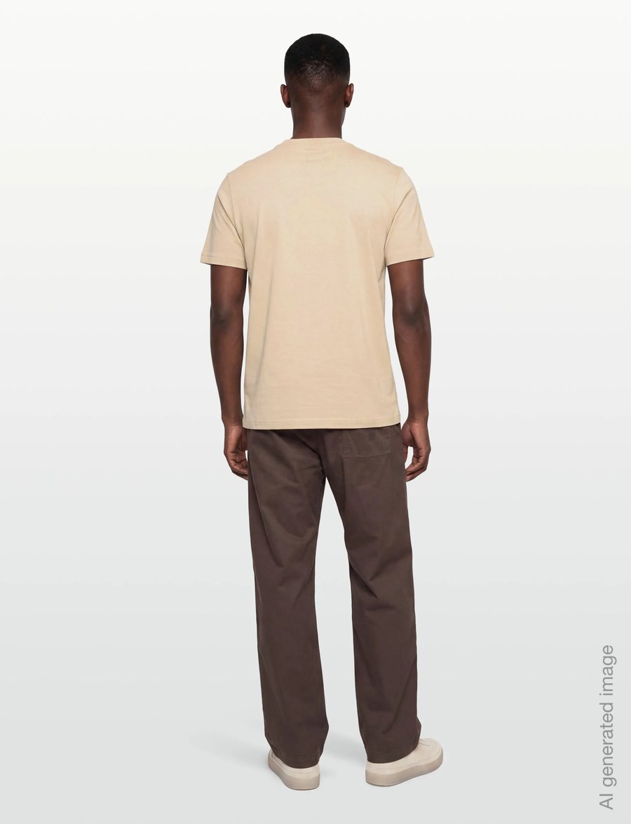 BOSS - Tee - oberteile & t-shirts - light beige - 4
