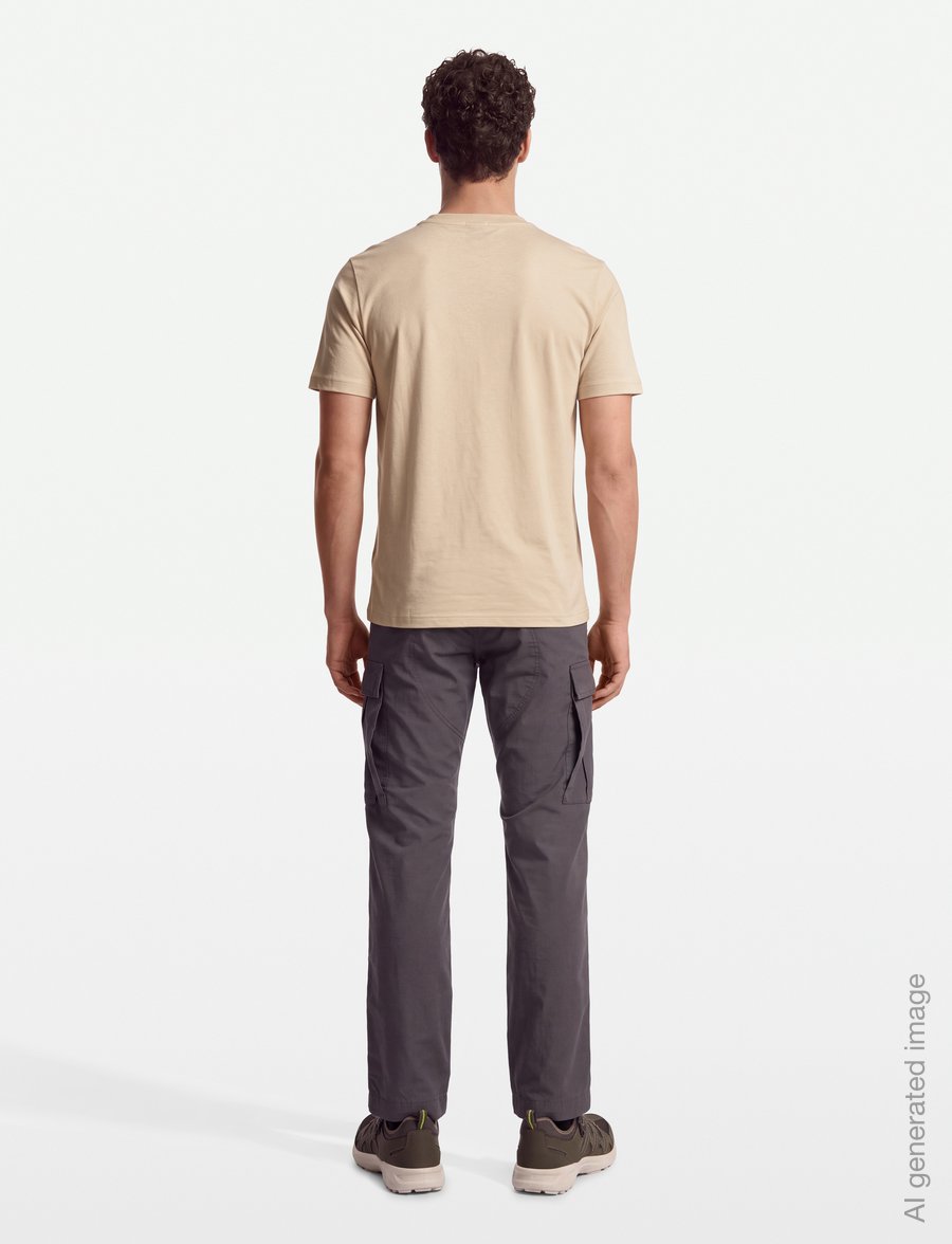 BOSS - Tee - t-shirts - light beige - 4