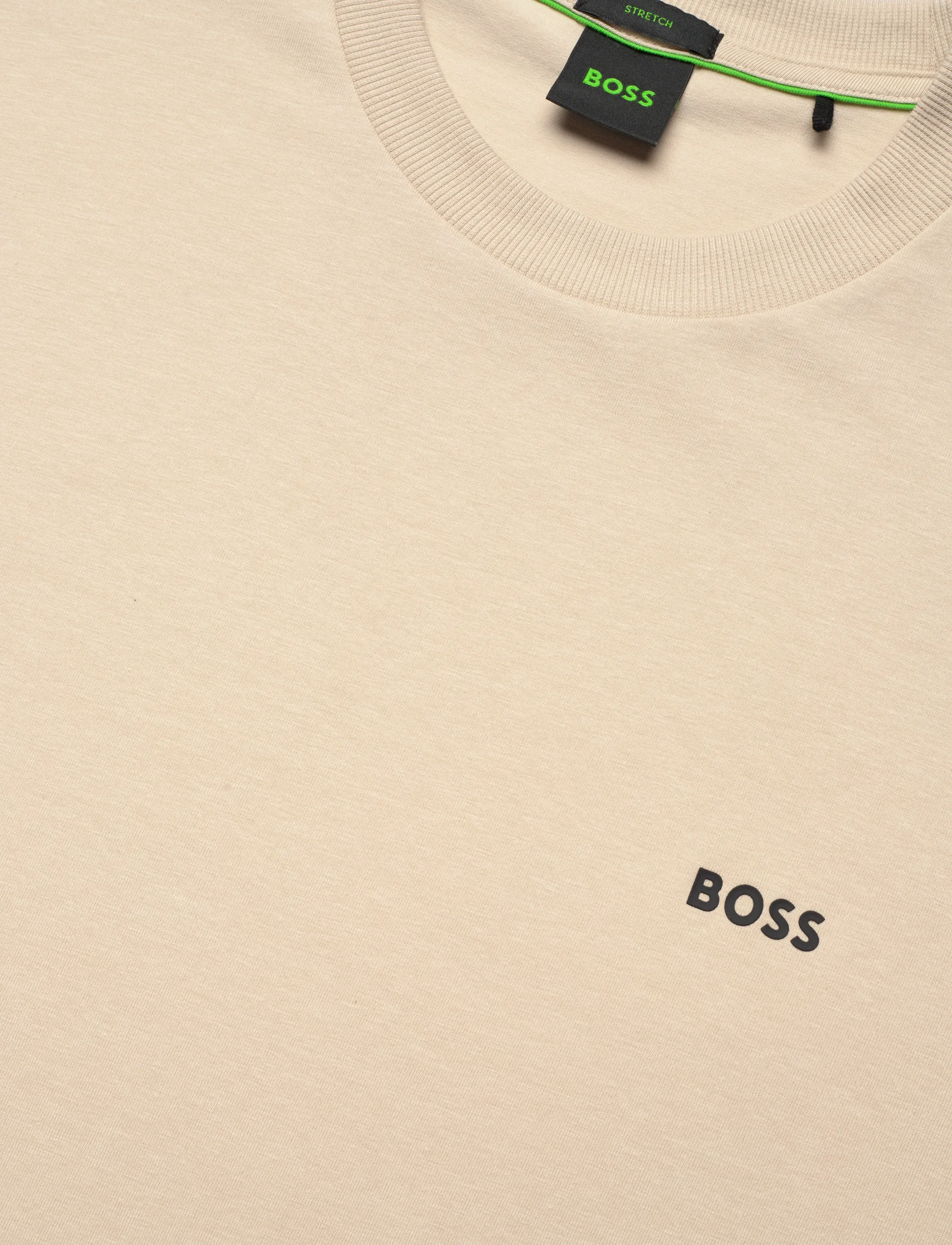 BOSS - Tee - tops & t-shirts - light beige - 2