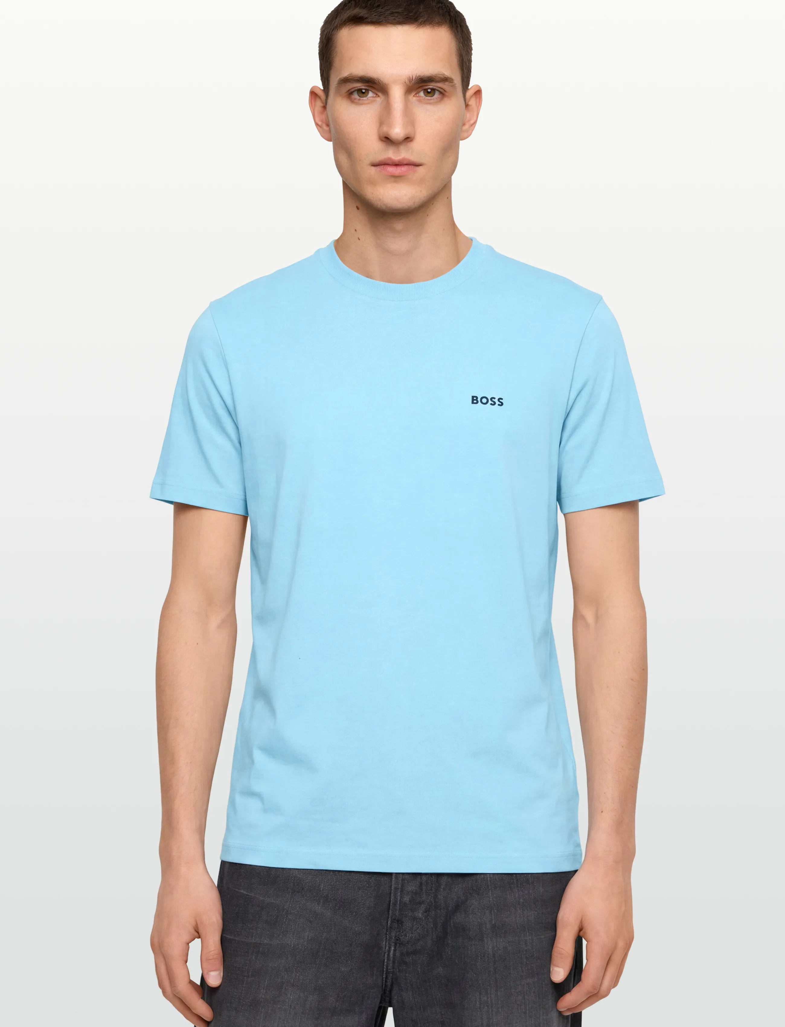 BOSS - Tee - oberteile & t-shirts - light/pastel blue - 3
