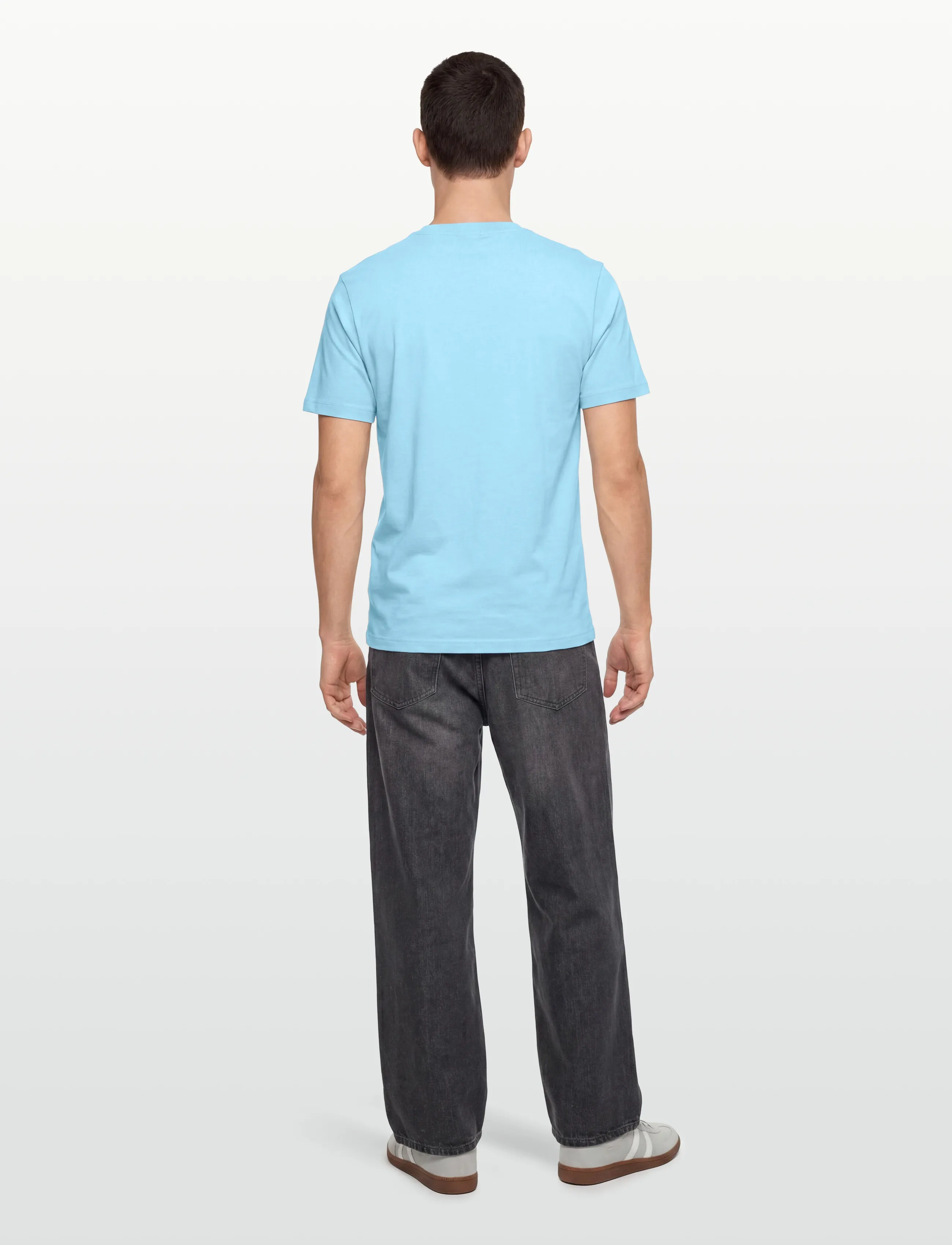 BOSS - Tee - oberteile & t-shirts - light/pastel blue - 4