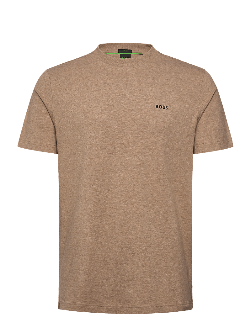 BOSS - Tee - t-shirts - medium beige - 0