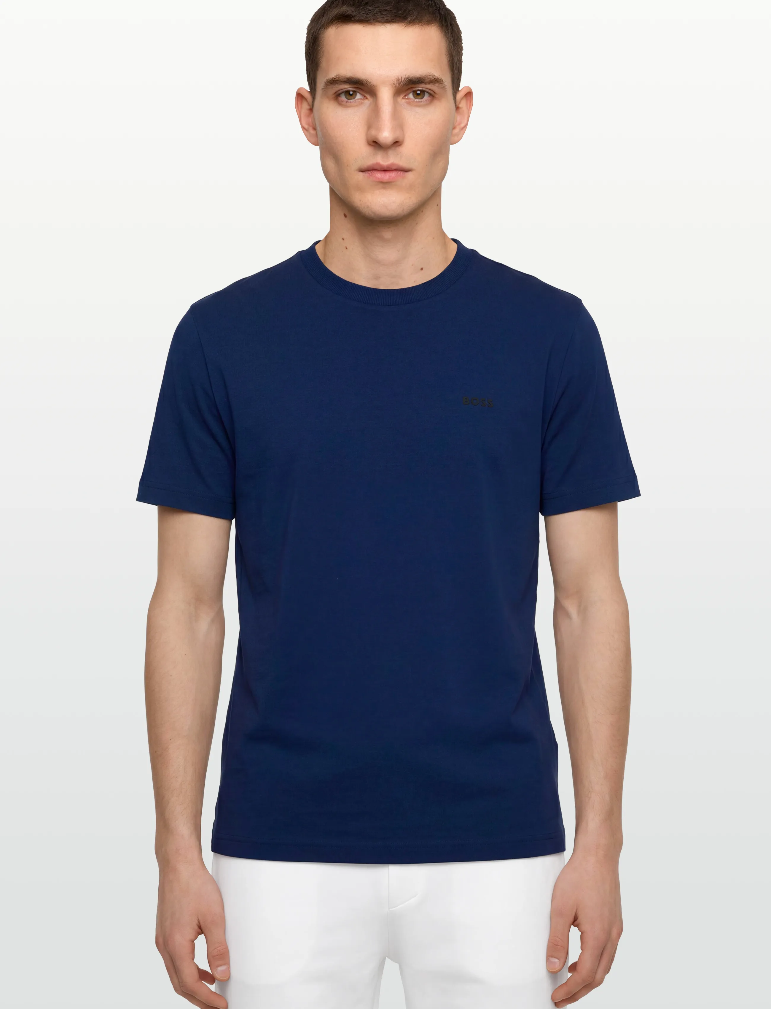 BOSS - Tee - lühikeste varrukatega t-särgid - medium blue - 3