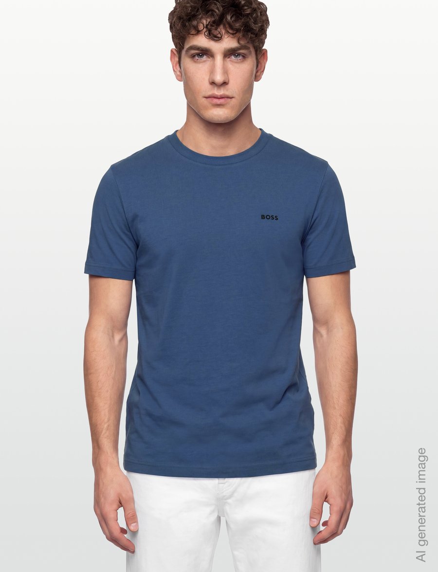 BOSS - Tee - alussärgid ja t-särgid - medium blue - 3