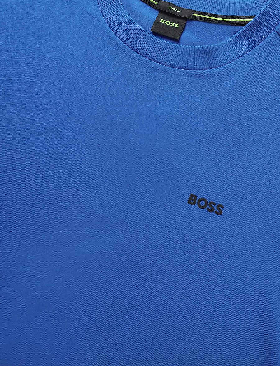 BOSS - Tee - oberteile & t-shirts - medium blue - 5