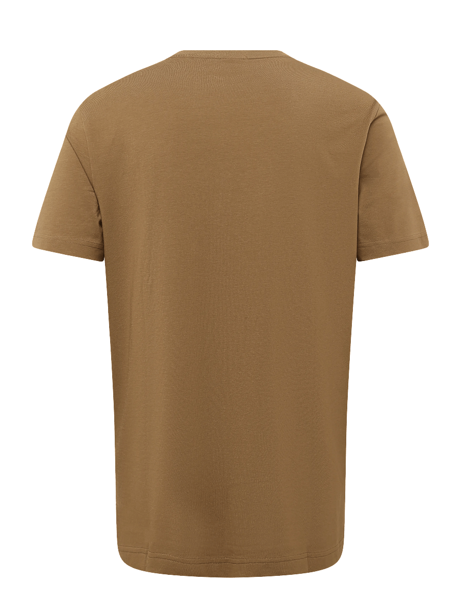 BOSS - Tee - t-shirts - medium brown - 1