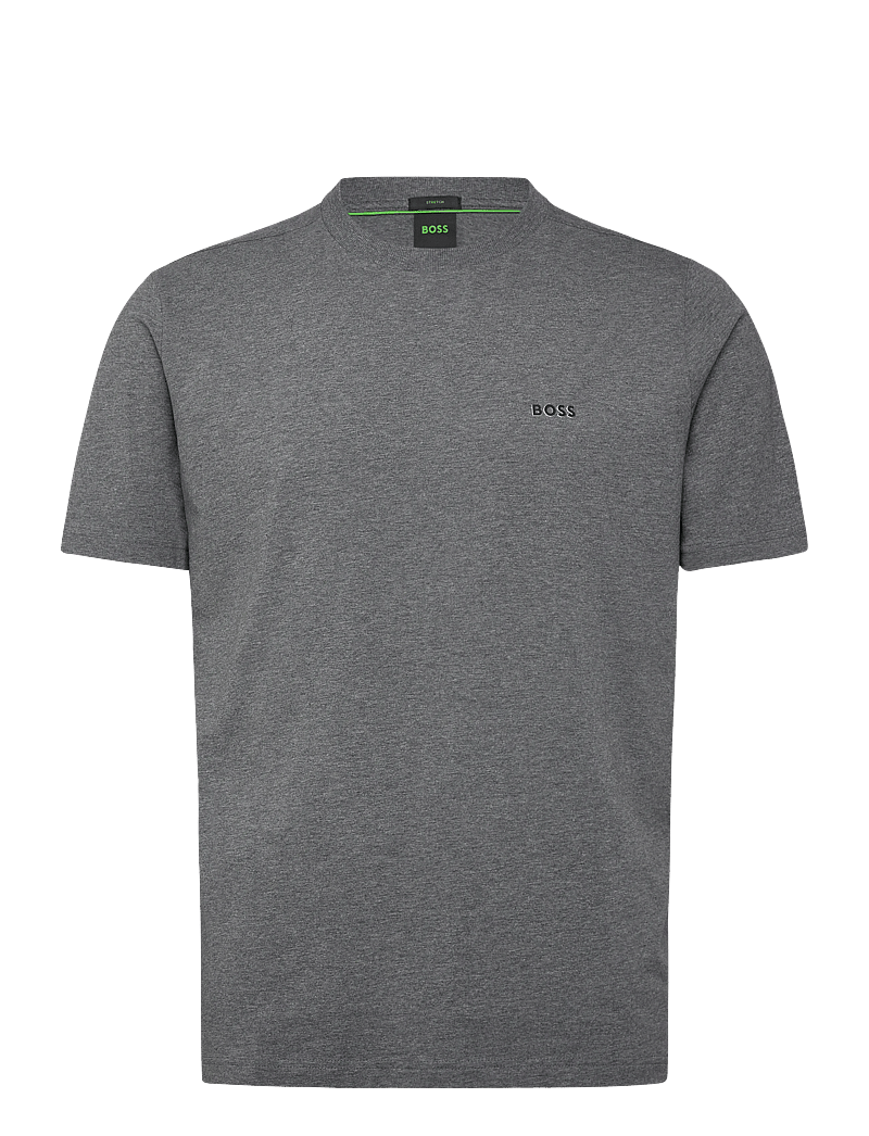 BOSS - Tee - t-shirts - medium grey - 0