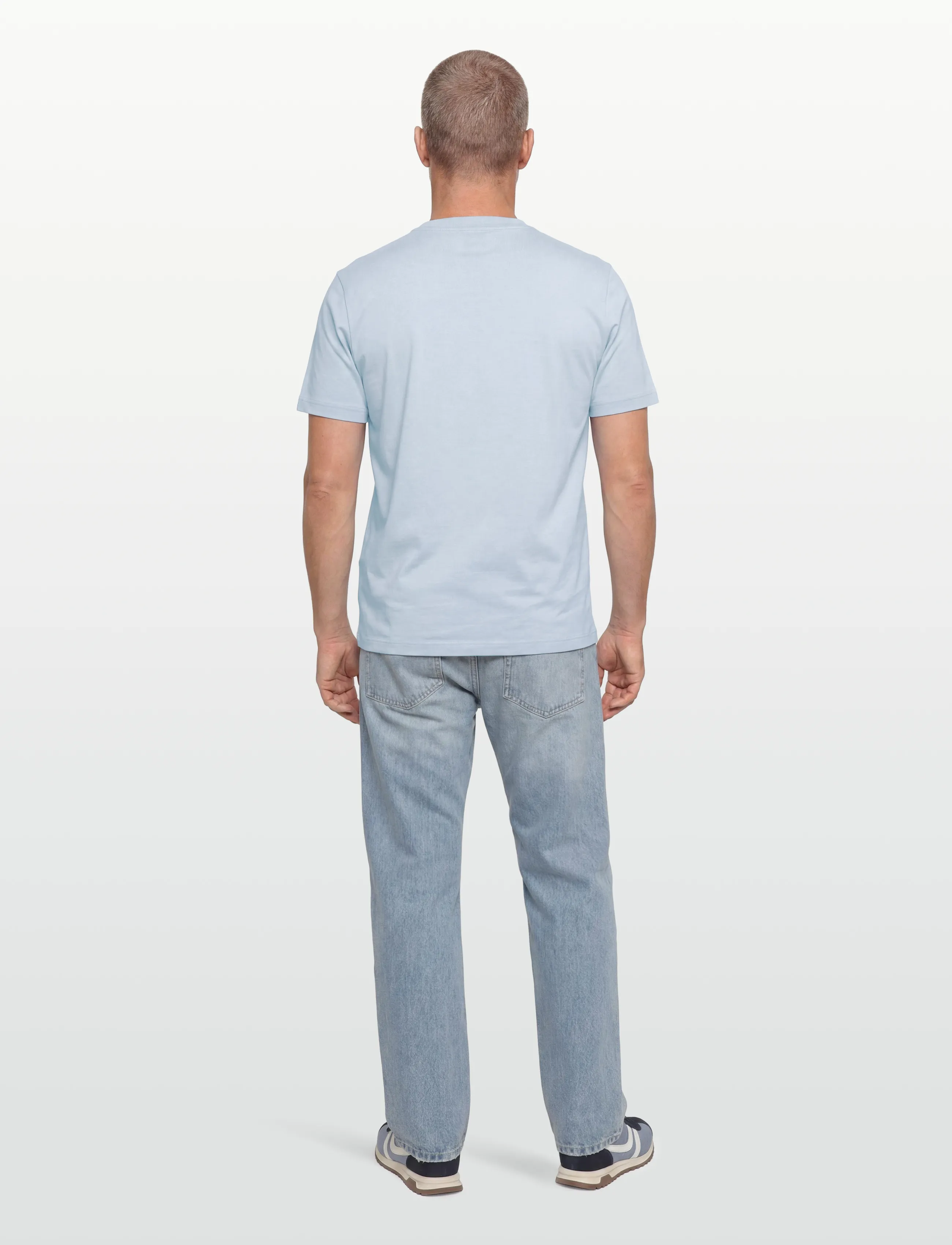 BOSS - Tee - lühikeste varrukatega t-särgid - open blue - 4