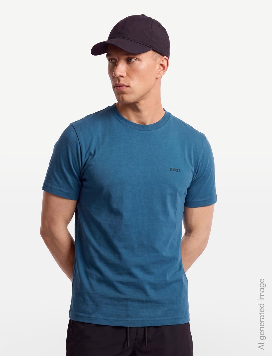 BOSS - Tee - oberteile & t-shirts - open blue - 3
