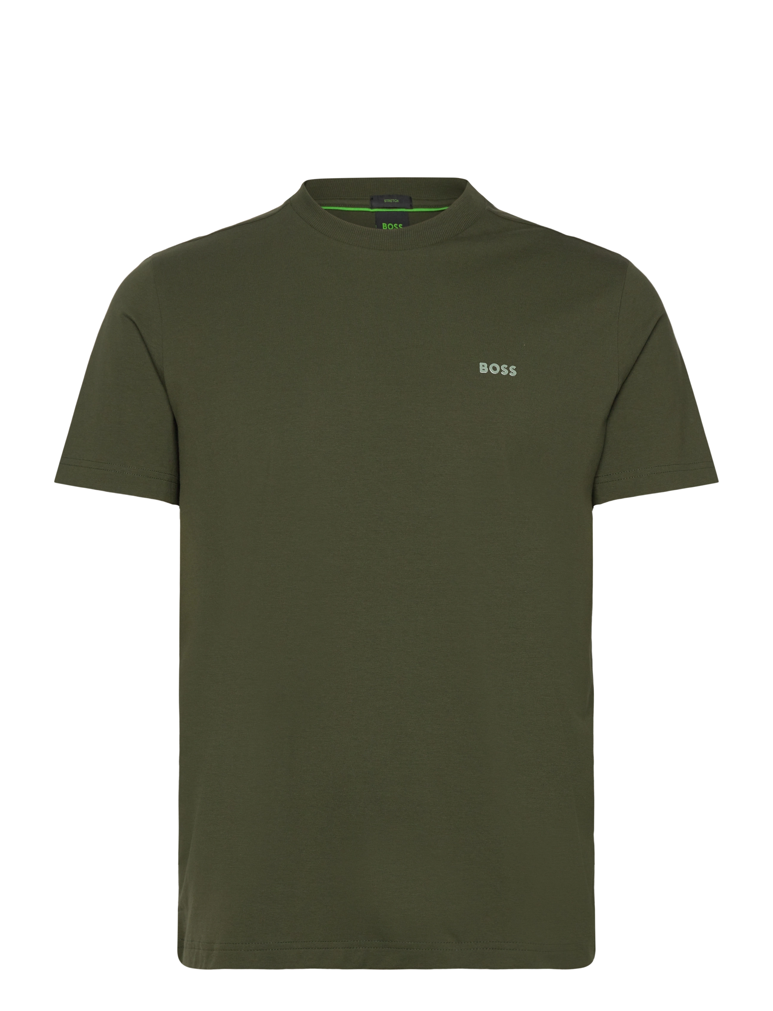 BOSS Tee - Tøj - OPEN GREEN / khaki/green