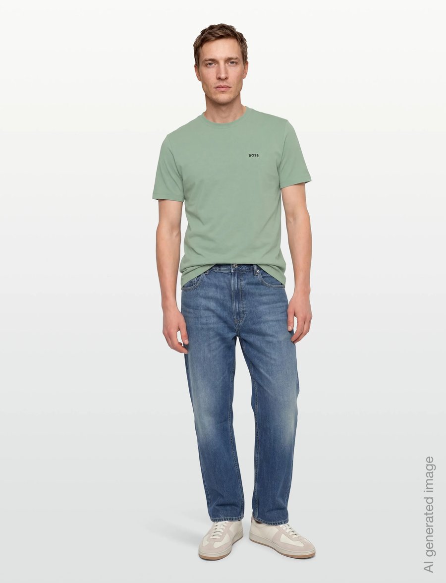 BOSS - Tee - tops & t-shirts - open green - 0