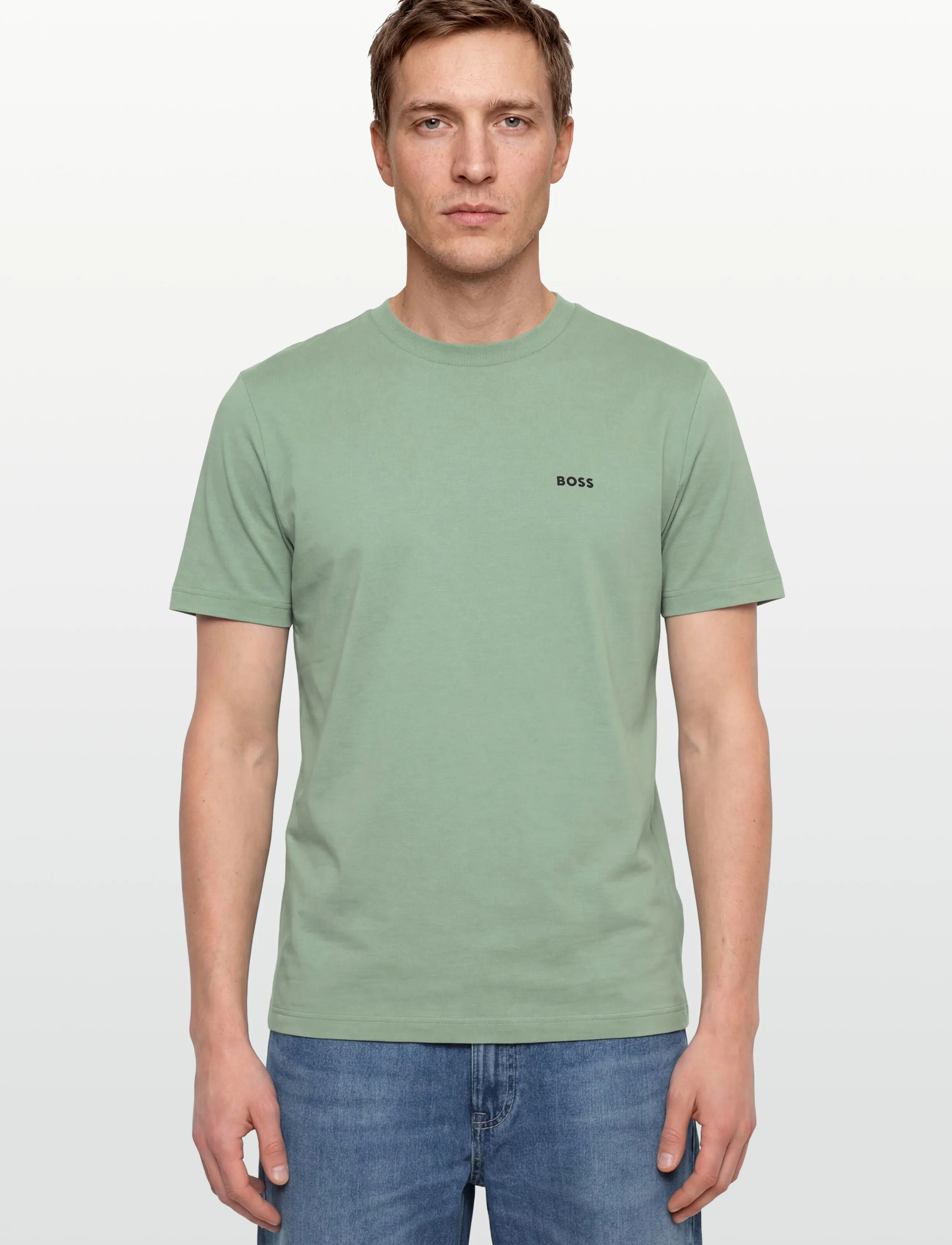 BOSS - Tee - t-shirts - open green - 3