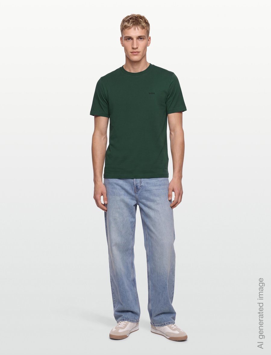 BOSS - Tee - oberteile & t-shirts - open green - 0